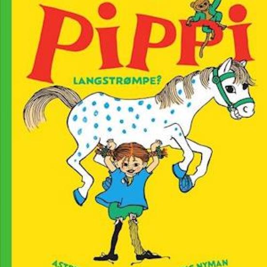 Pippi løfter sin hest