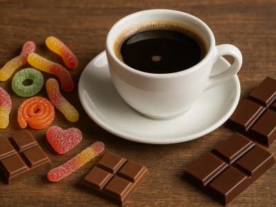 Slik, chokolade og kaffe